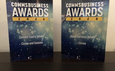 Congratulations to Cirrus on winning two Comms Business Awards